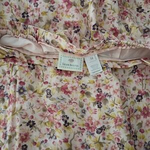 Susan Bristol Pink and Purple Floral Blouse